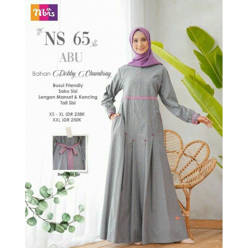 Nibras Gamis Nibras NS 65 #bajumuslim #bajuhijab