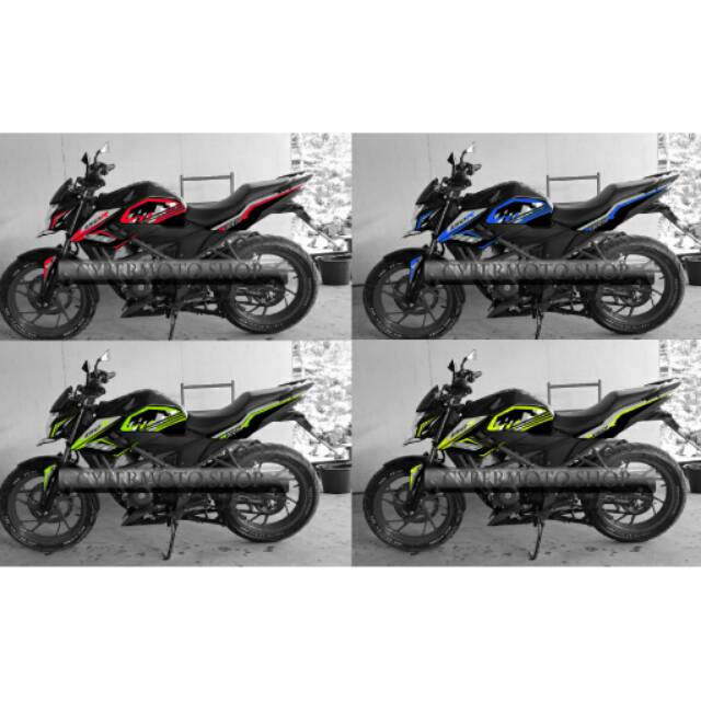 Decal striping all new cb150r - black collection