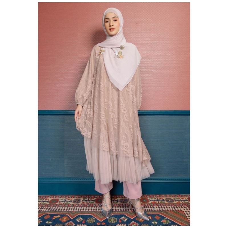Hijabchic Alaiqa brown tunik (preloved)