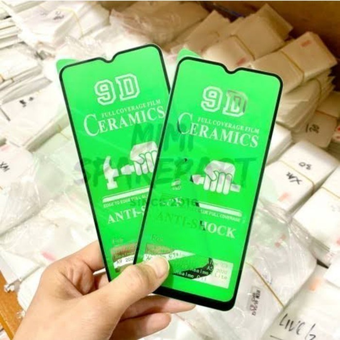 REALME C55 C55 NFC C31 C30S C30 C33 C35 ANTI GORES CERAMIC LENTUR BENING CLEAR BAHAN MIKA PLASTIK SCREEN GUARD JELL BUKAN KACA TEMPRED PELINDUNG LAYAR