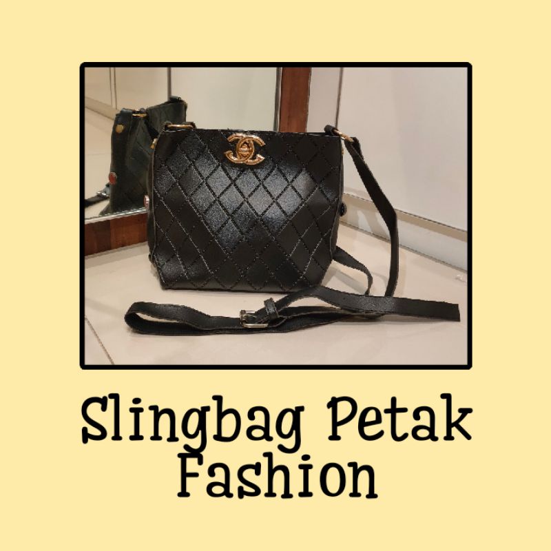 GROSIR TAS IMPORT WANITA MEDAN SELEMPANG MOTIF PETAK