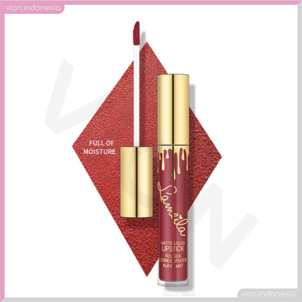 LAMEILA Matte Liquid Lipstick Cair 6 Warna Matte Tahan Lama Lip Gloss Original LA010