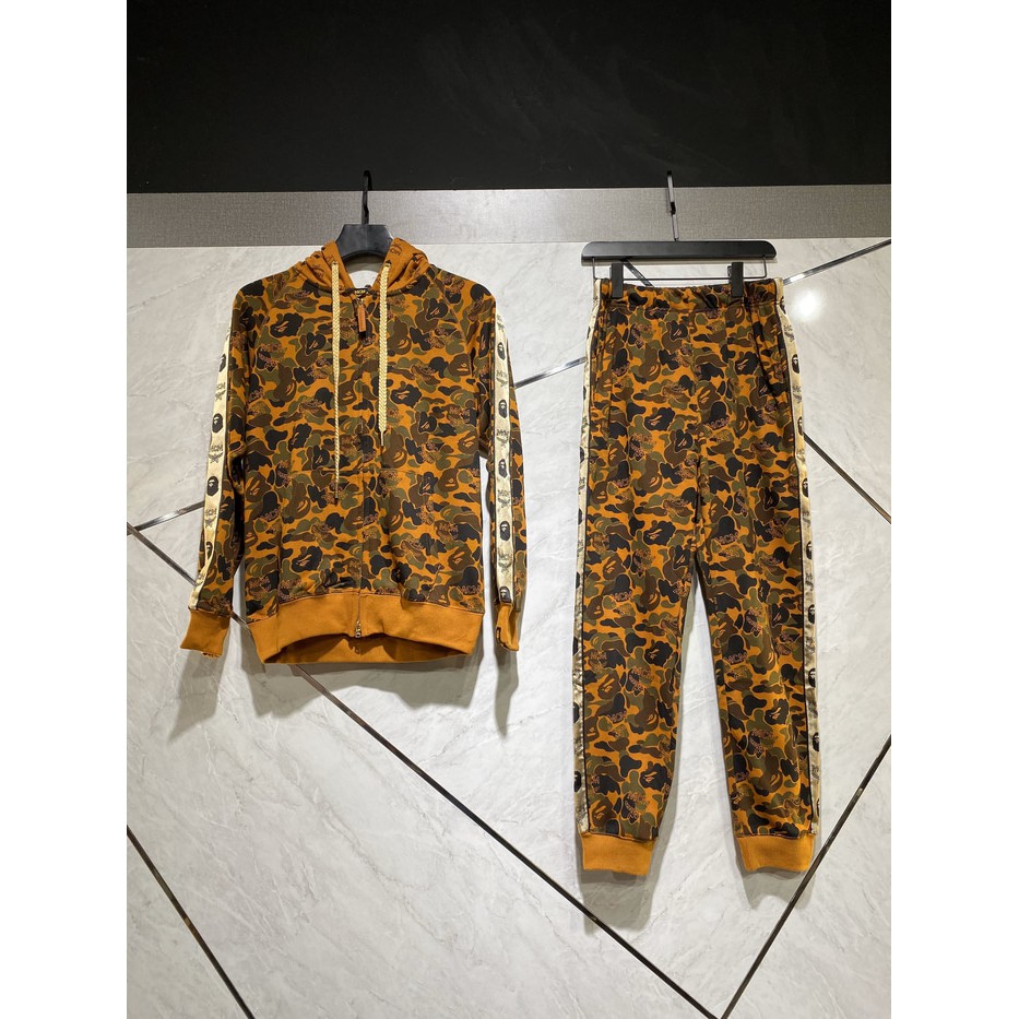 Dijual Bape X MCM New Arrival Jaket Set Limited