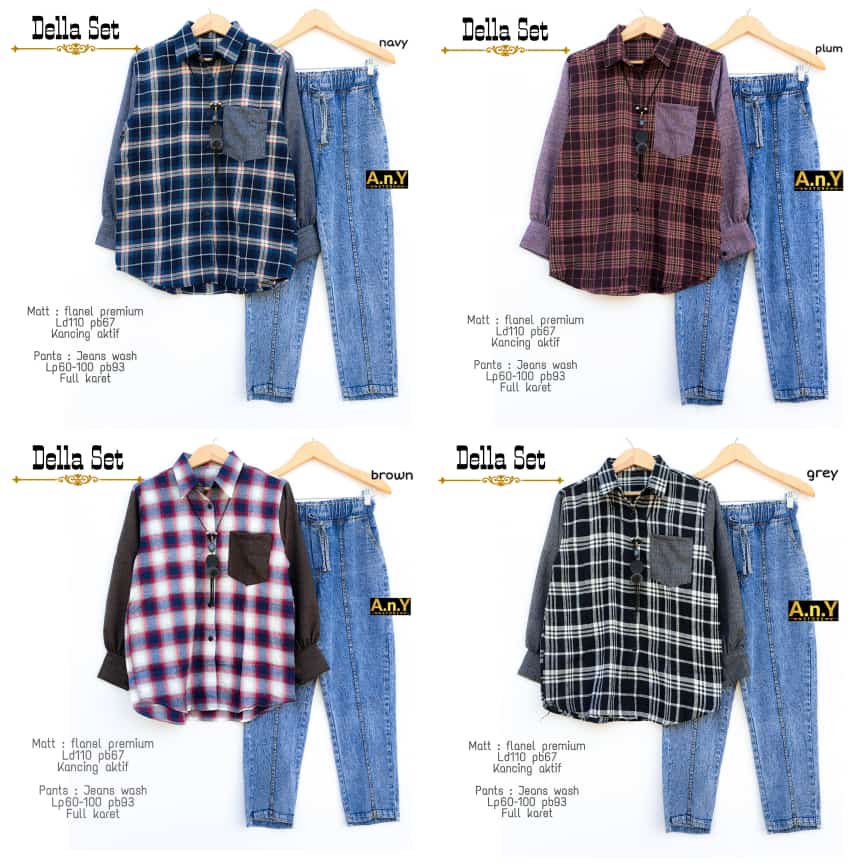 DELLA SET BY ANY / SETELAN WANITA