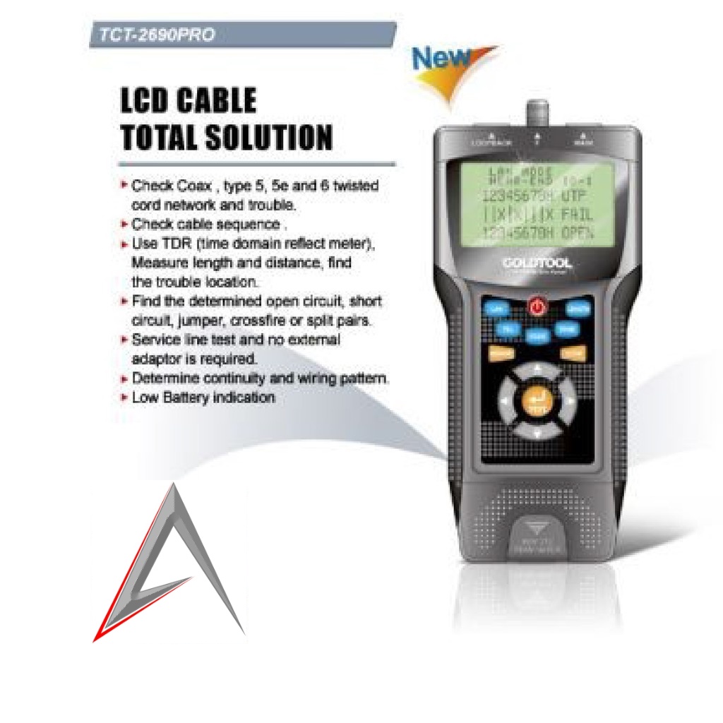 Goldtool Lan Tester TCT-2690 PRO Digital