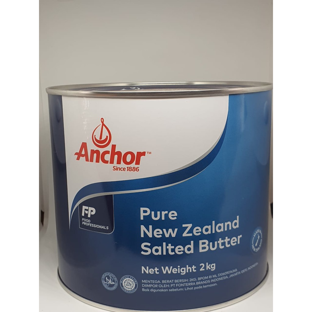 ANCHOR SALTED BUTTER / BUTTER / MENTEGA 2 KG