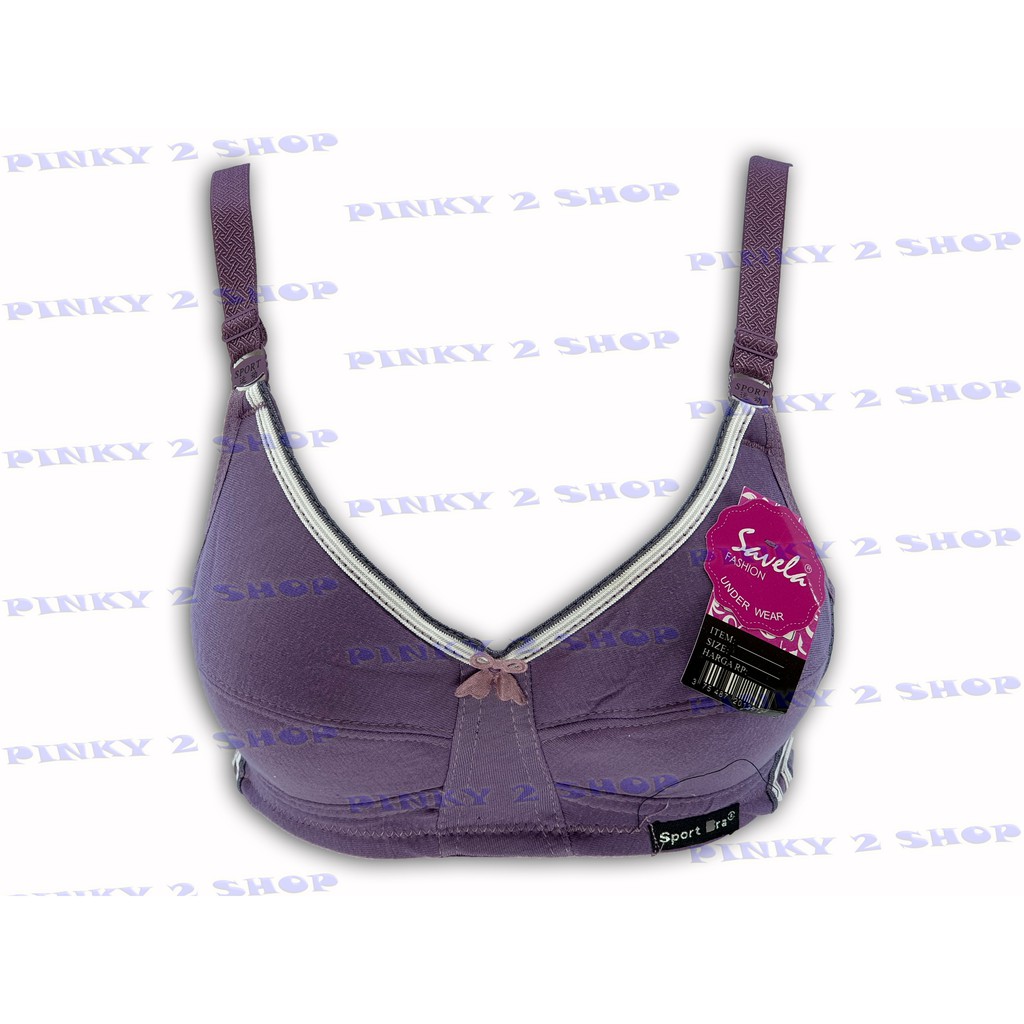 SPORT BRA LIST TANPA KAWAT SIZE 34-38