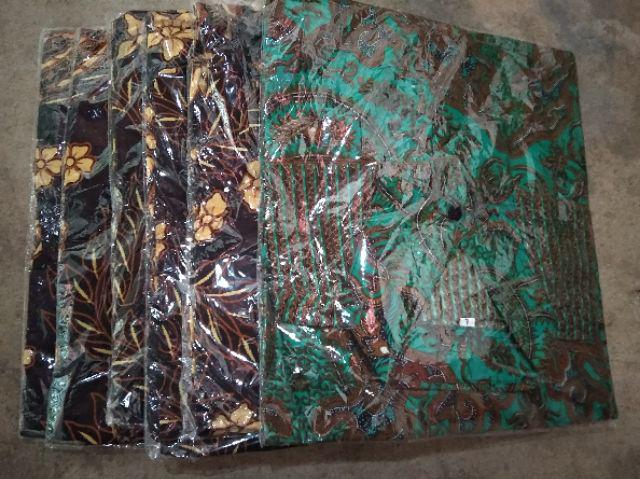 Pbi Ii Hem Kemeja Batik Modern Pria Ii Motif Jarum Kupu