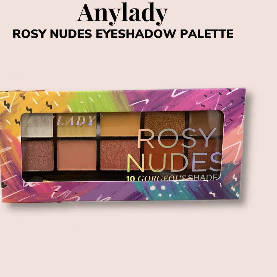 ANYLADY Rosy Nudes Sunset Eyeshadow Palette 10 Color NO 733