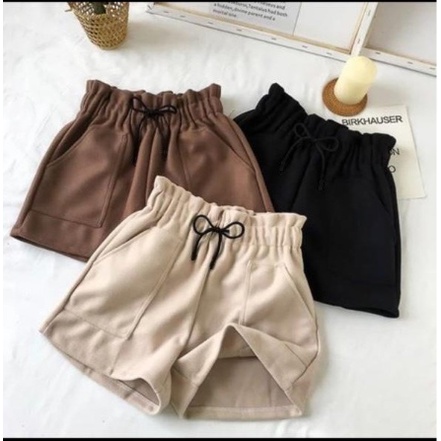 kolormotif.id - hotpant polos | celana pendek wanita | celana high waist | short pant wanita