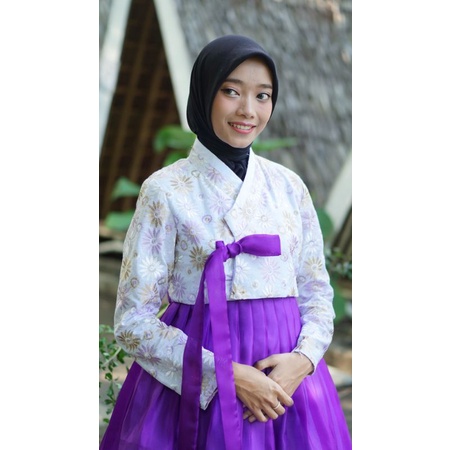 Hanbok Korea Ungu