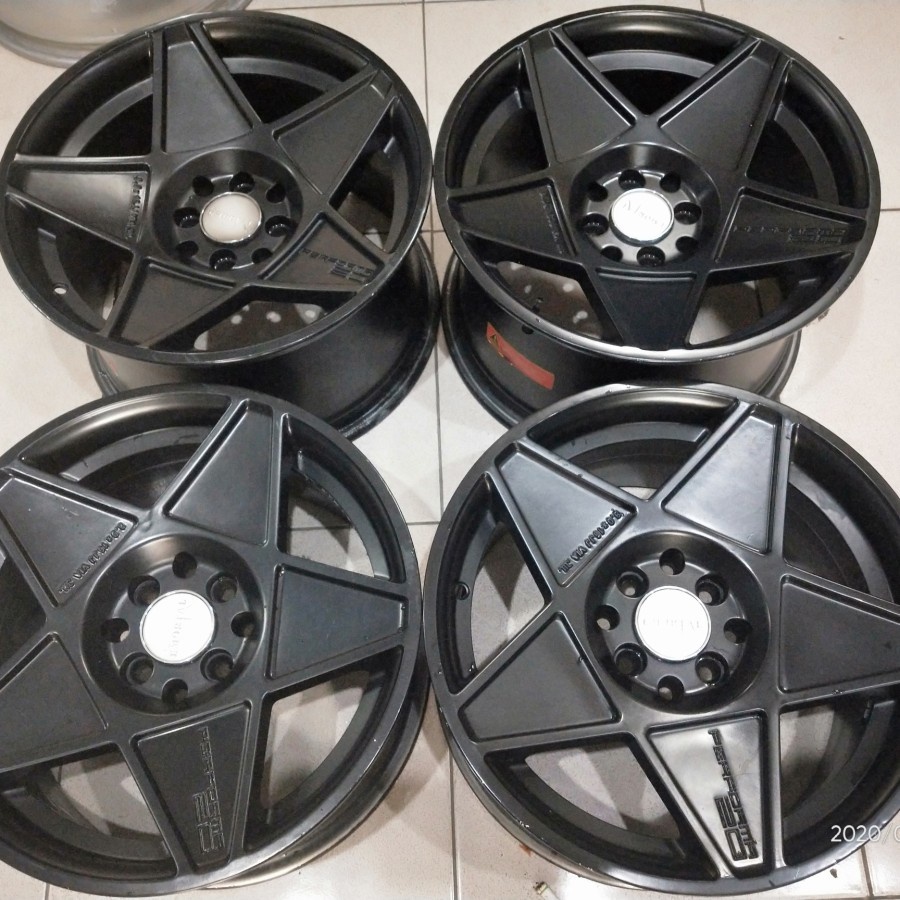 Velg Mobil Bekas Murah EMORTAL 3SDM R16 Lubang 4X100 4X114,3+Ban Baru 185 55 R16 Untuk Mobil Jazz Br