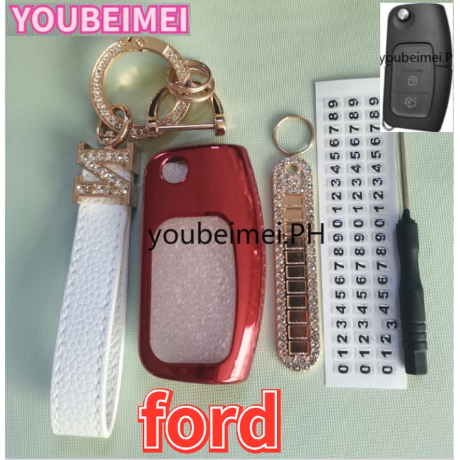 Casing Kunci Mobil Ford Fiesta Focus 2 Falcon Ecosport Bahan TPU