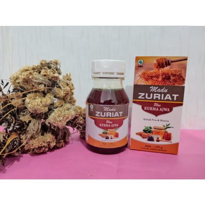 Madu Zuriat plus Kurma Ajwa Herbal Zuriat Madu 21 Promil Isi 350 gr