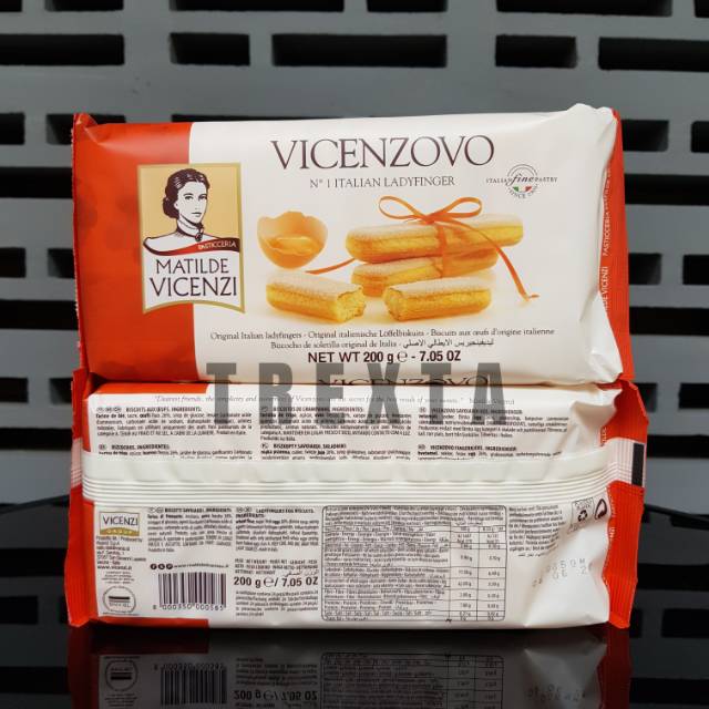 

BISKUIT LADY FINGER VICENZOVO 200GRAM