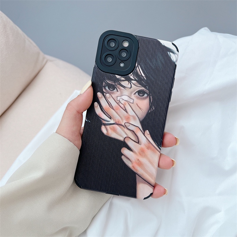 Soft case Silikon Motif Kartun anime Jepang Untuk iphone 11 pro max 12 13 pro max X Xs max XR 7 8 plus se2020