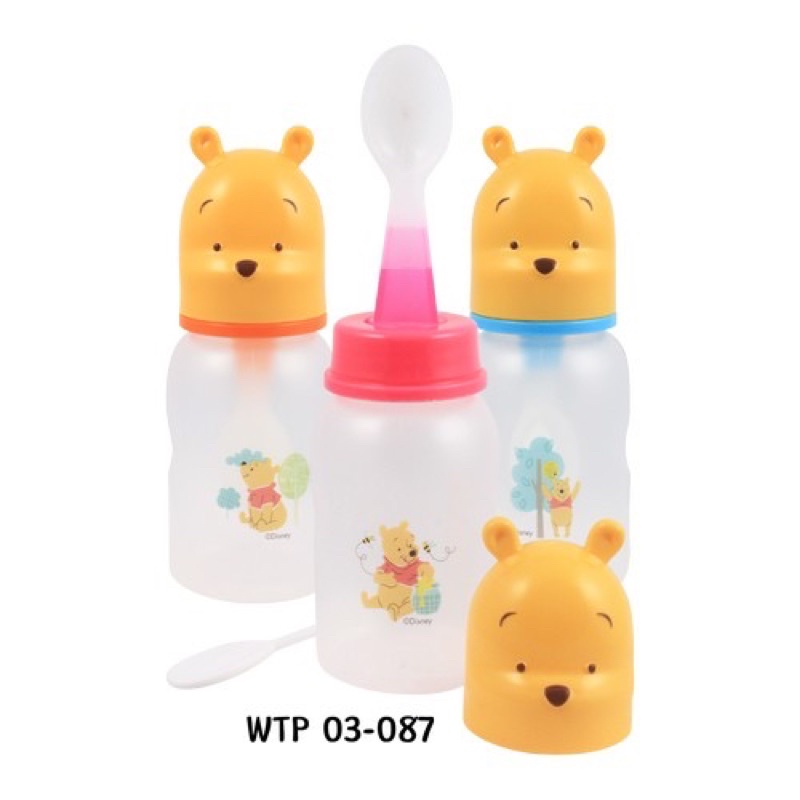Kiddy Botol Sendok Makan Alat Training Bayi BABY Fending Disney WTP03-087 125Ml/ WTP03-088 260ML