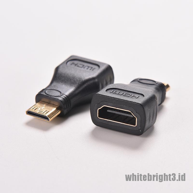 &lt; White3 &gt; 1PC Adapter Tipe-C Male Ke HDMI Female Untuk HDTV Mini