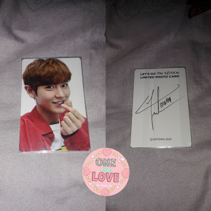 Park Chanyeol Photocard Let's Go to The Elyxion Limited.