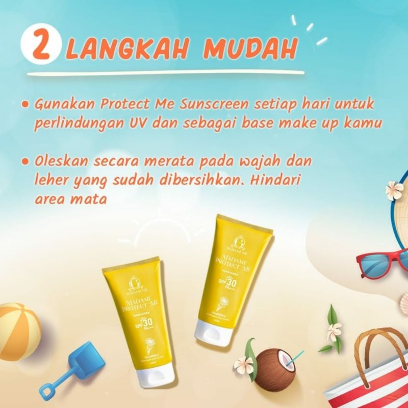 MADAME GIE Madame Protect Me Sunscreen SPF 30 PA +++ &amp; SPF 50 PA ++++ With Calendula