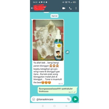toner badan itana skincare (perontok daki ampuh BPOM)