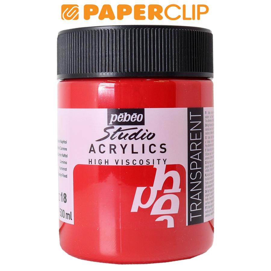 

CAT ACRYLIC PEBEO STUDIO NAPHTOL CARMINE 500ML 171018