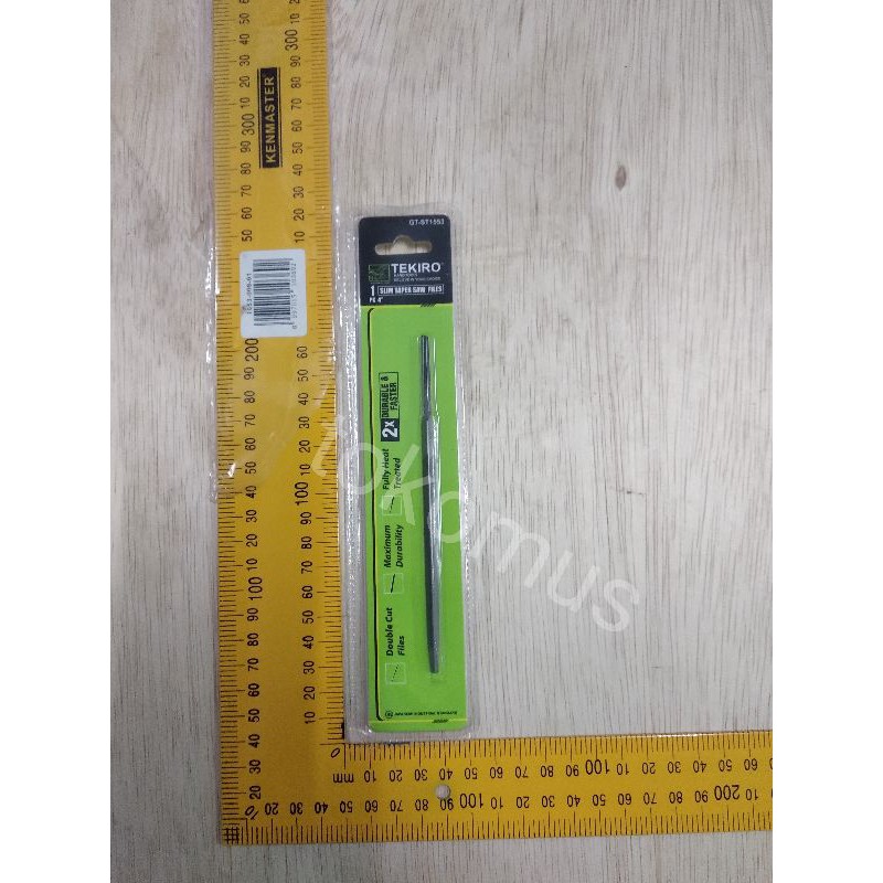 TEKIRO KIKIR GERGAJI KAYU SEGITIGA 4 INCHI-SLIM TAPER FILES
