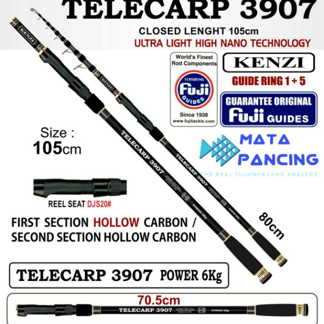 Joran Kenzi Telecarp 3907 Telescopic Carbon Surf