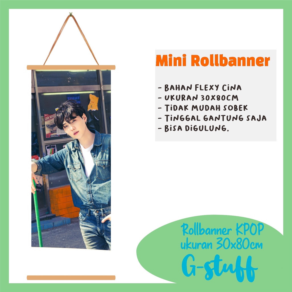 MINI ROLL BANNER BTS SUGA BUTTER