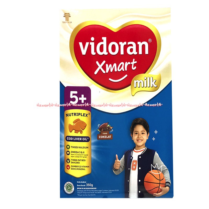 Vidoran Xmart 5+ Milk Rasa Madu Vanilla 5 325gr Susu Untuk 5tahun Fidoran Smart 5 Plus Vidoran 5 Vanila