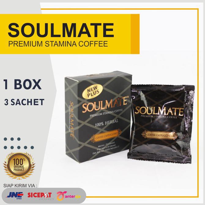 

nadians/// Kopi Soulmate -Soulmate Coffe Penambah Vitalitas Pria 1 Box 3 Sct