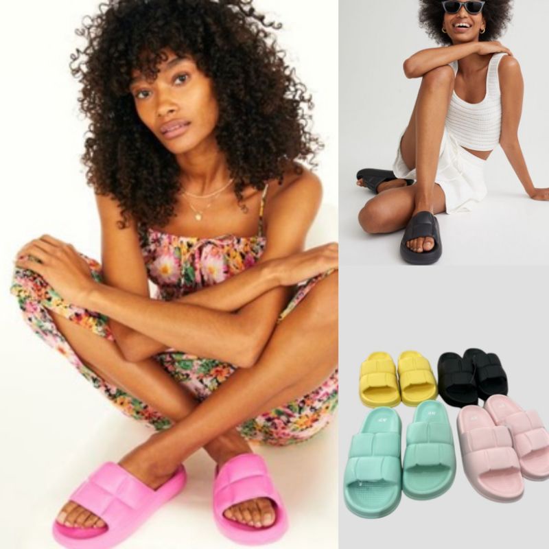 H*M PREMIUM RUBBER SANDALS+FREE PAPERBAG