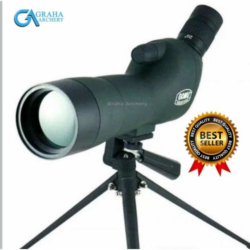 RB TEROPONG PANAHAN GOMU EYEBRE NIKULA SVBONY MONOCULAR 20 X 60 X 60