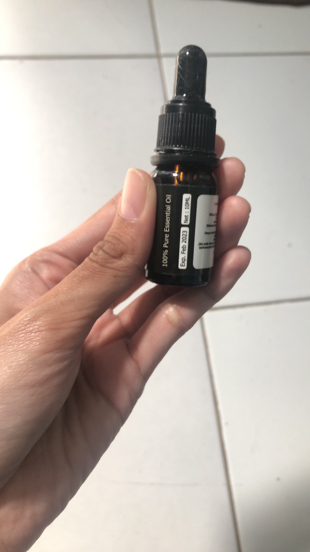 Botol Kaca Amber Tebal Pipet 10ml / Botol Essential 10ml