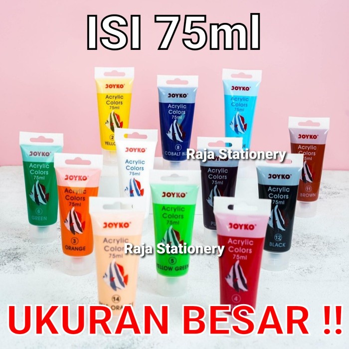 

Produk Terbaru Joyko Titi Acrylic Colour 75Ml Paint / Cat Akrilik Joyko Titi 75Ml