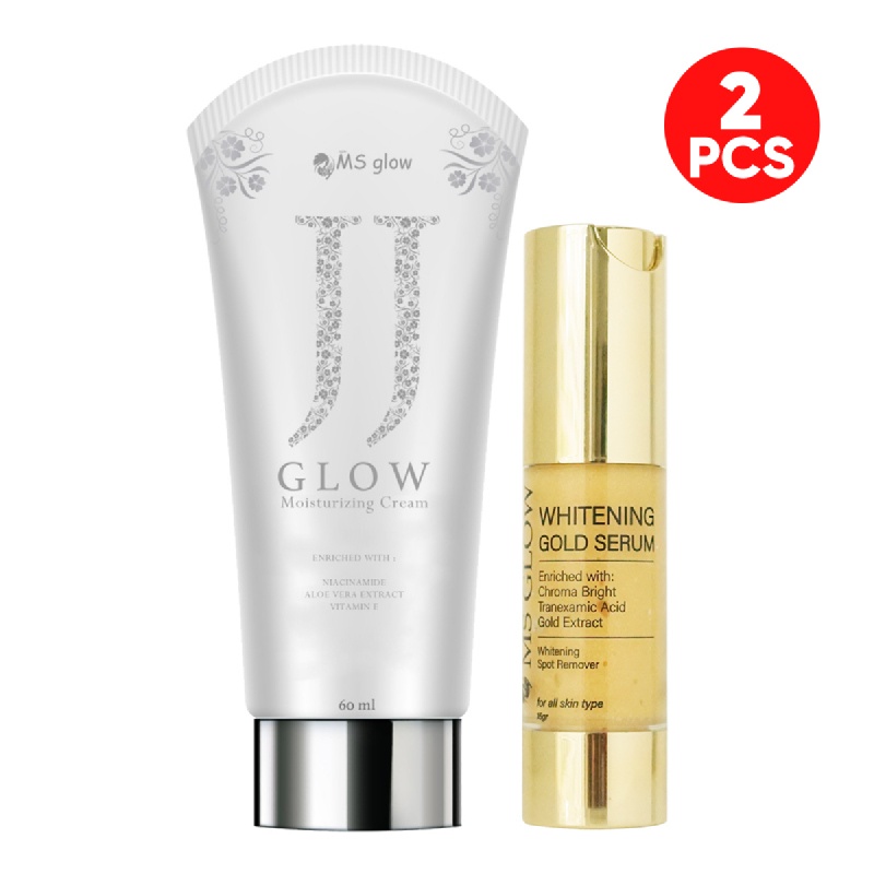 MS Glow JJ Glow + MS Glow Whitening Gold Serum