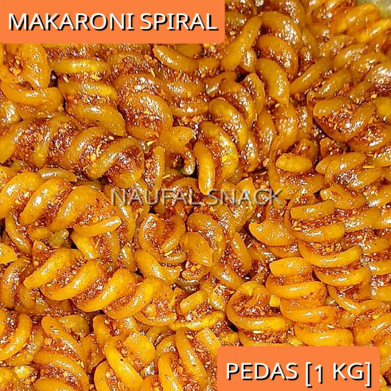 

[PROMO MURAH] 1 KG MAKARONI SPIRAL kriwil rasa pedas murah enak gurih grosir TOKO NAUFAL SNACK