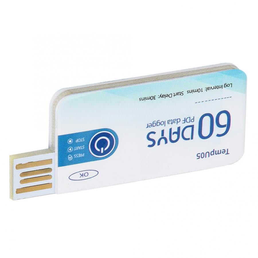 Temperature Data Logger Single Use Disposable USB Logger Suhu Sekali Pakai TempU05