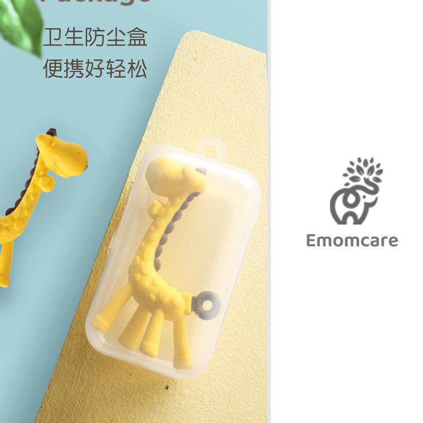 Gigitan Bayi Jerapah Teether Giraffe Mainan Bayi Anak Baby Teether Include box