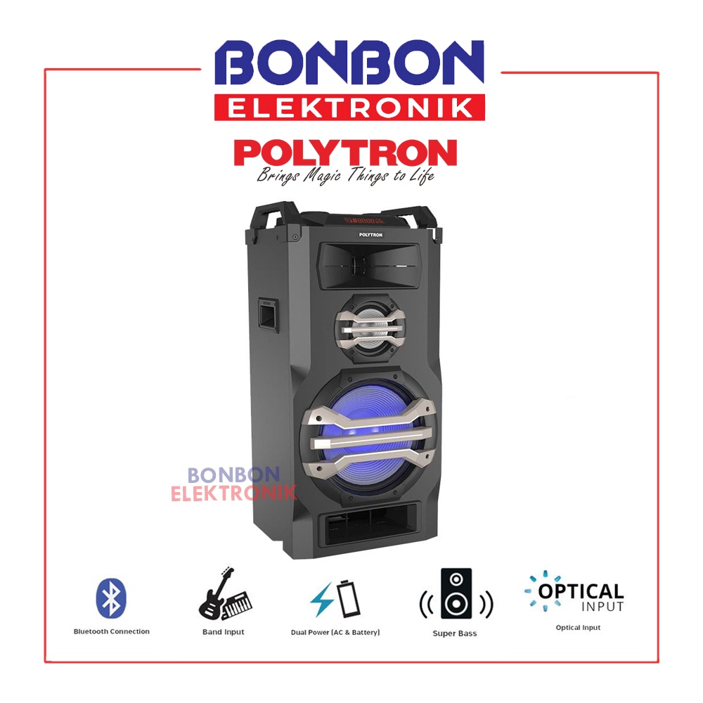 Polytron Portable Speaker Bluetooth PTS 12K15 / PTS12K15