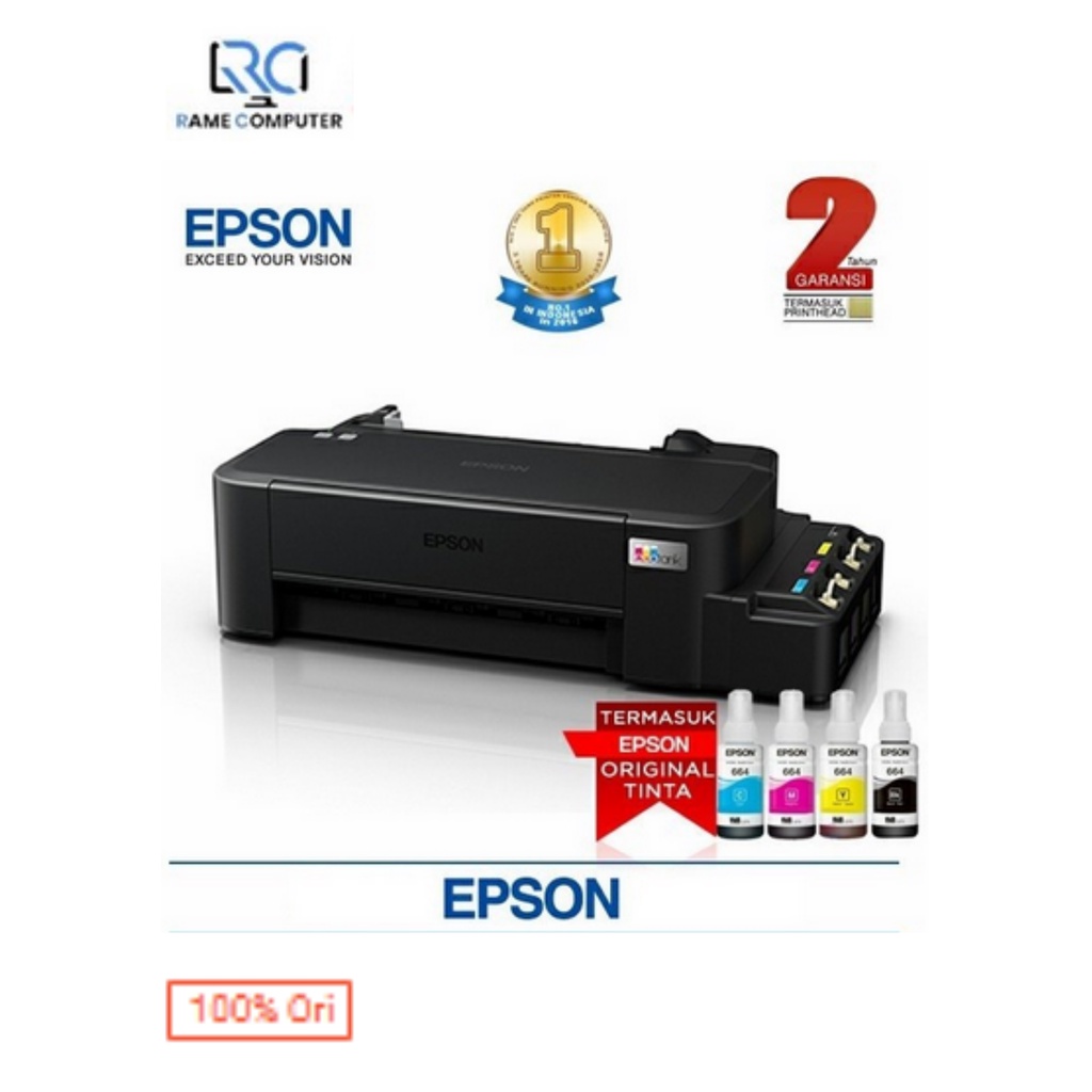 Printer EPSON L121 L-121 L 121 Printer Only A4 Pengganti L120 L-120