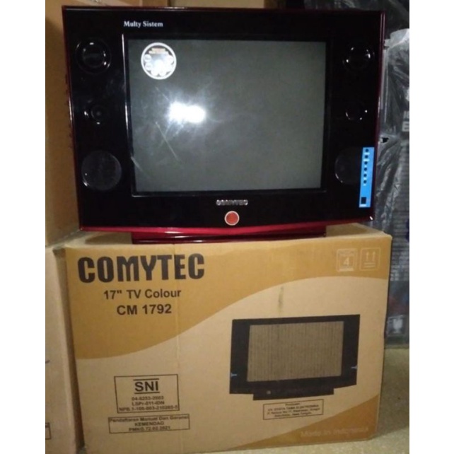 Tv tabung comytec 17 inch. tv tabung murah.