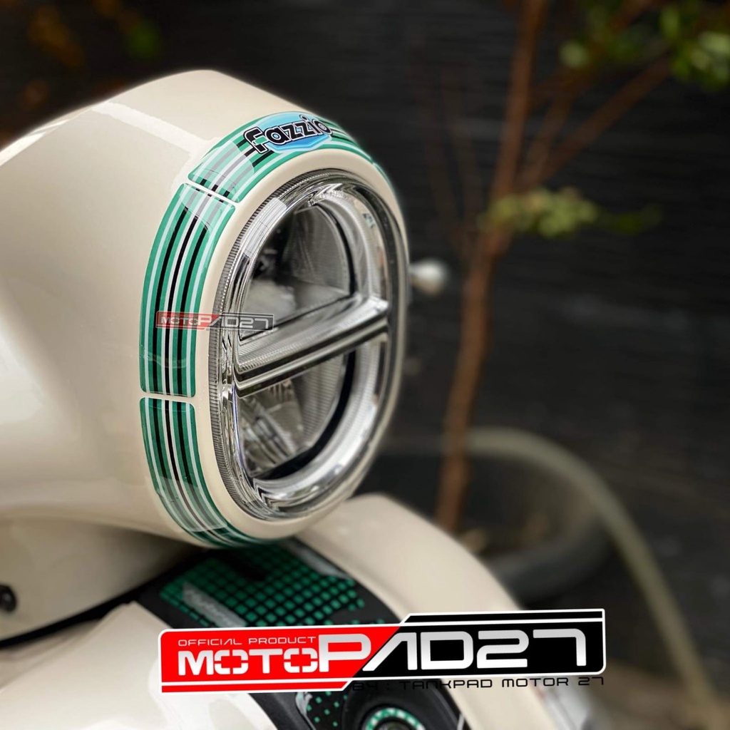 Motopad27 Stiker Lampu Depan yamaha Fazzio bahan resin premium