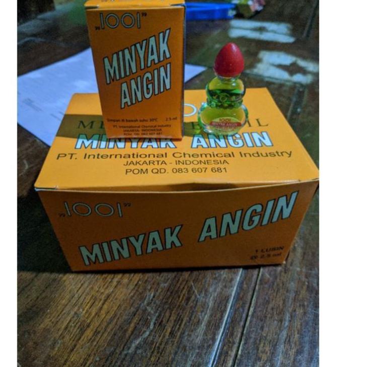 Segera Miliki MINYAK ANGIN 1001(per box isi 12 pcs) Edisi Terbatas