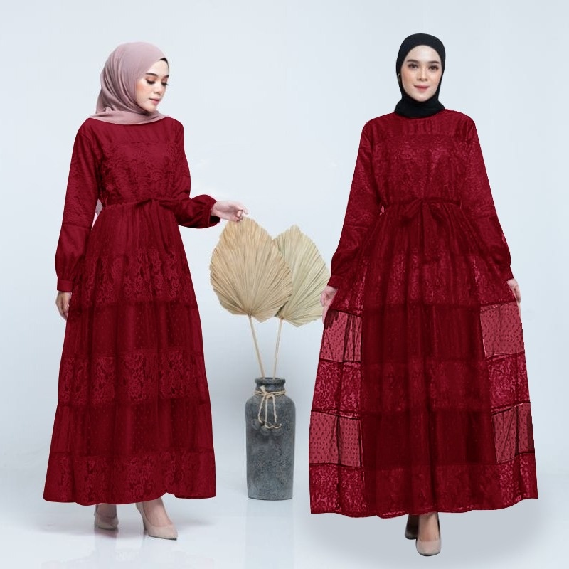 MX ZAKIRA Hasanah | Gamis Korean style fashion muslim terbaru | Baju gamis lebaran 2022 gamis terbaru