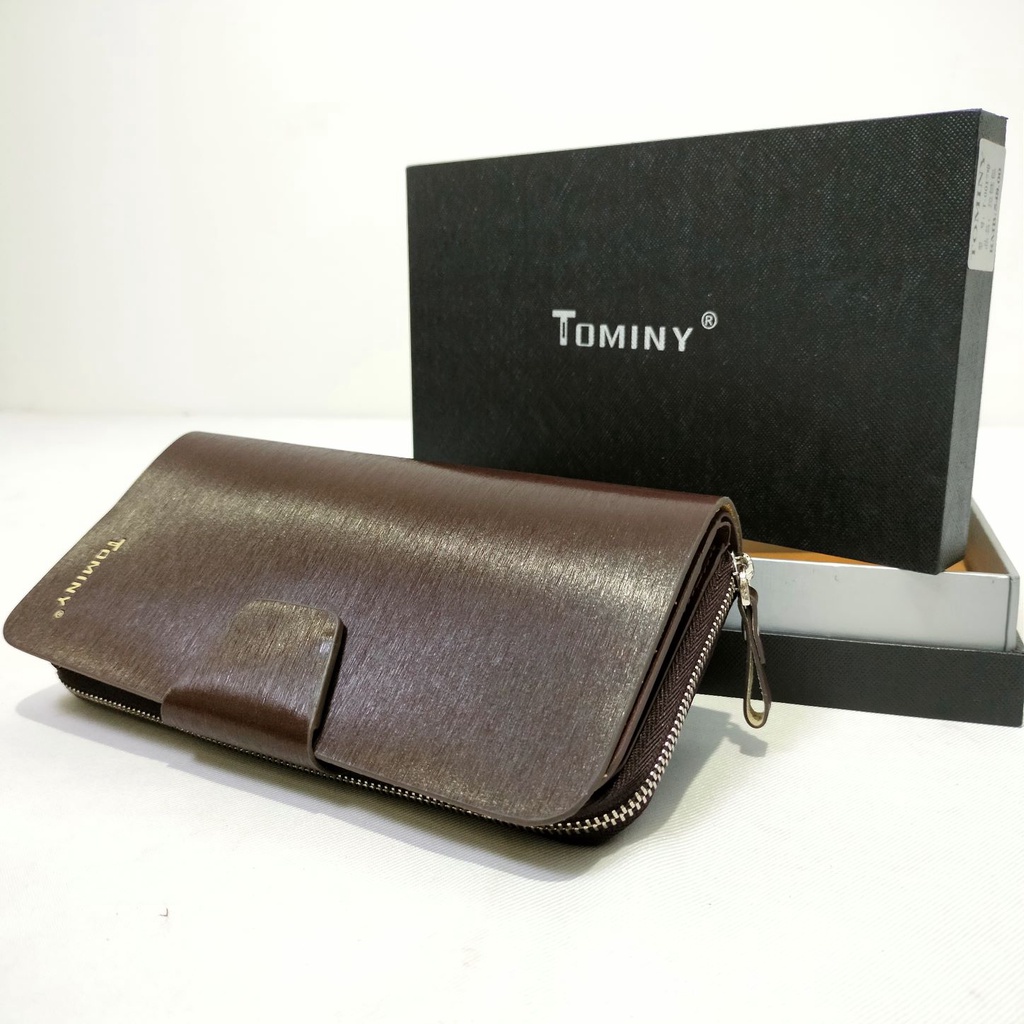 Dompet TOMINY Dompet Kulit Asli Model Panjang Import 0017/0017-1