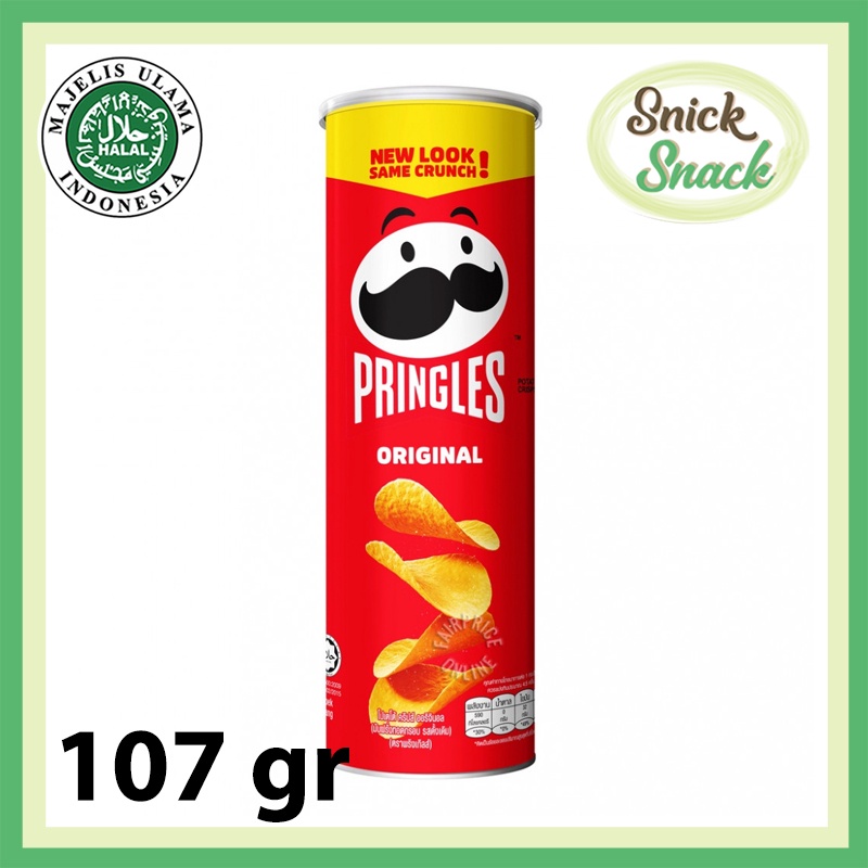 Jual Pringles Original 107 Gr Keripik Kentang Original | Shopee Indonesia