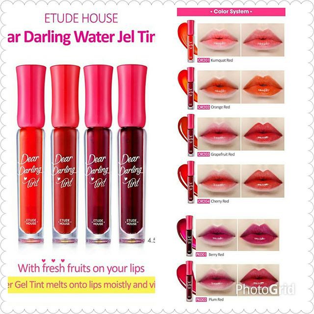 Etude House Dear Darling Water Gel Tint Lip Made In Korea ...