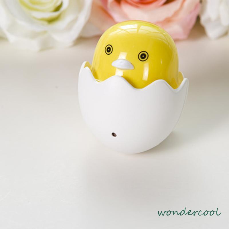 Bebek Kuning Little Happy Bird Cahaya Kontrol Malam Lampu Lampu Leds Hadiah Kreatif-Won