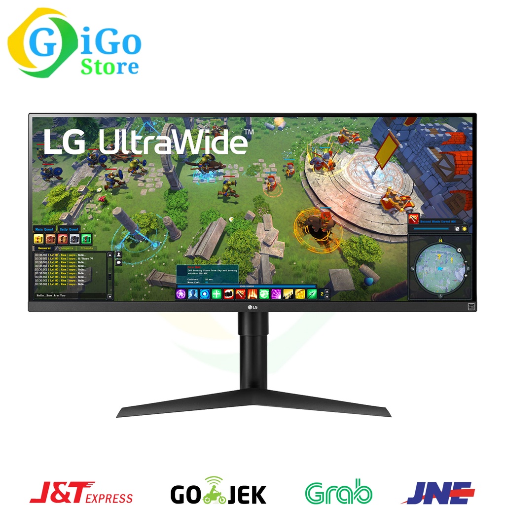 LED Monitor Ultrawide LG 34WP65G FHD FreeSync USB Type-C For PC Komputer
